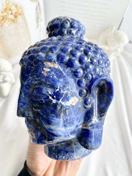 Sodalite Buddha Head #3