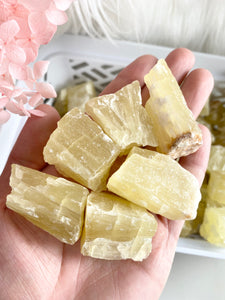 Lemon Calcite Raw