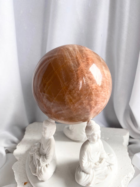 Peach Moonstone Sphere #1