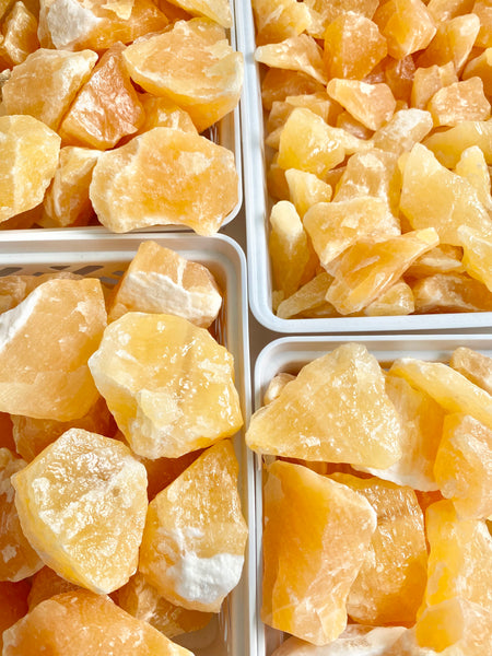 Orange Calcite Raw