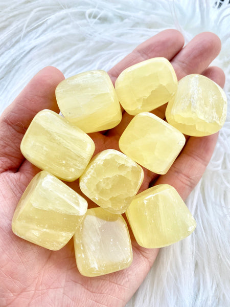 Lemon Calcite Tumbled