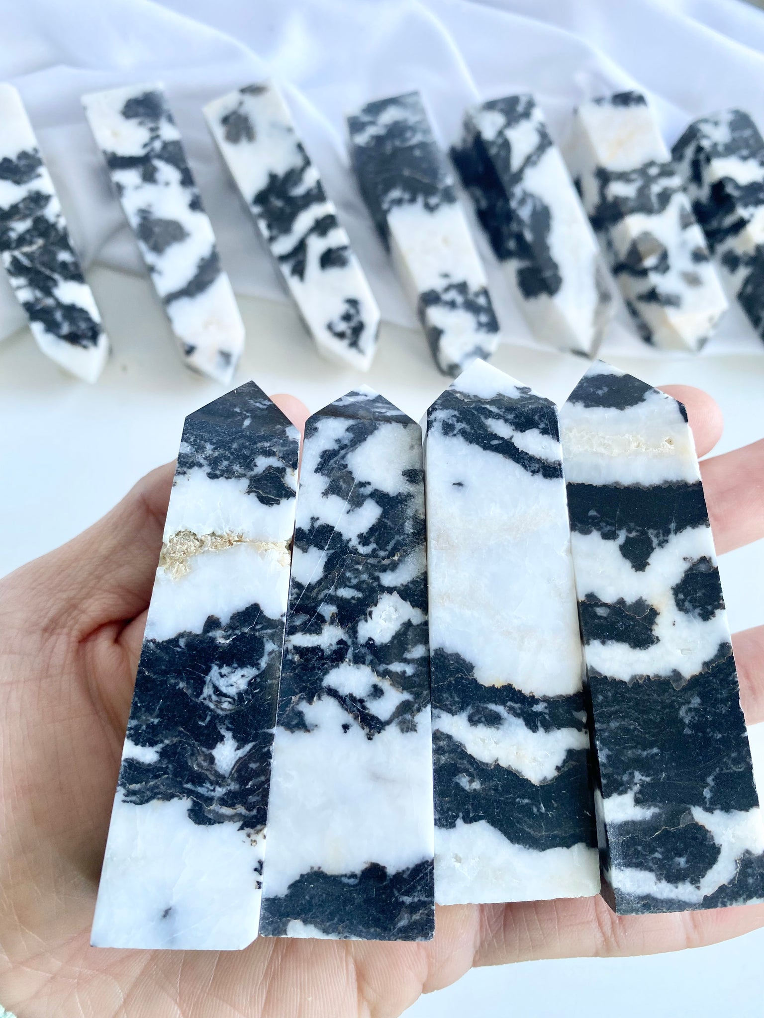 Zebra Jasper Obelisk