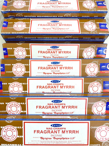 Satya Fragrant Myrrh Incense