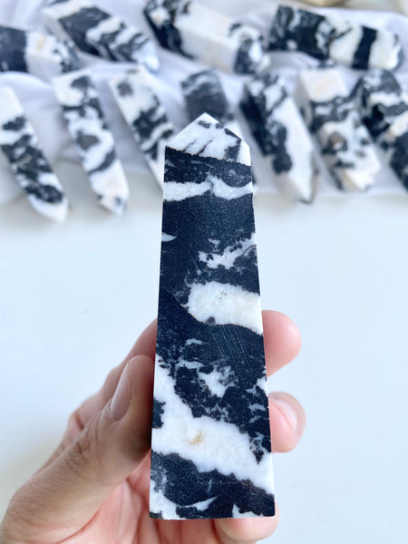 Zebra Jasper Obelisk