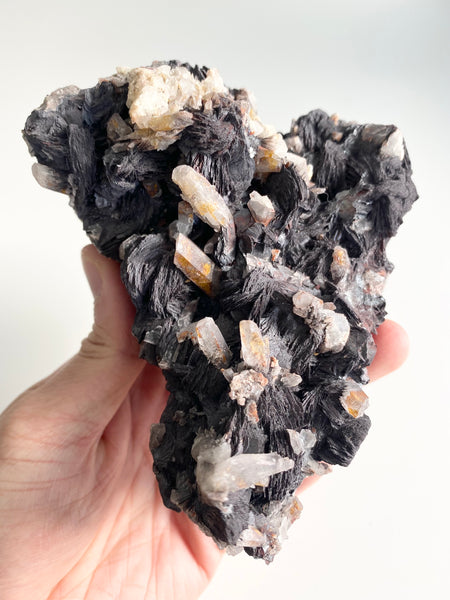 Specularite Quartz Cluster #29