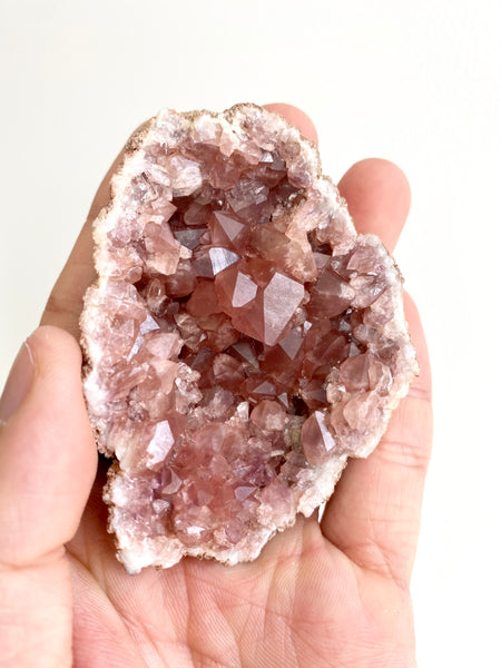 Pink Amethyst Geode PAIR Cluster XLarge #19