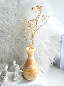 Orange Calcite Vase #5