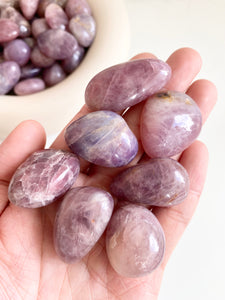 Lavender Rose Quartz Tumbled