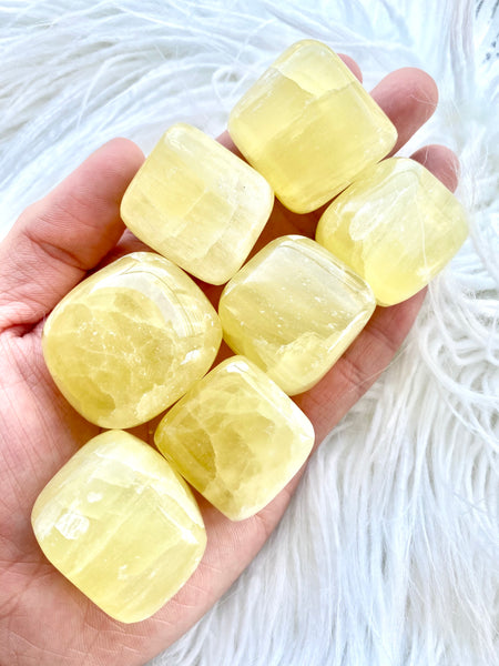 Lemon Calcite Tumbled