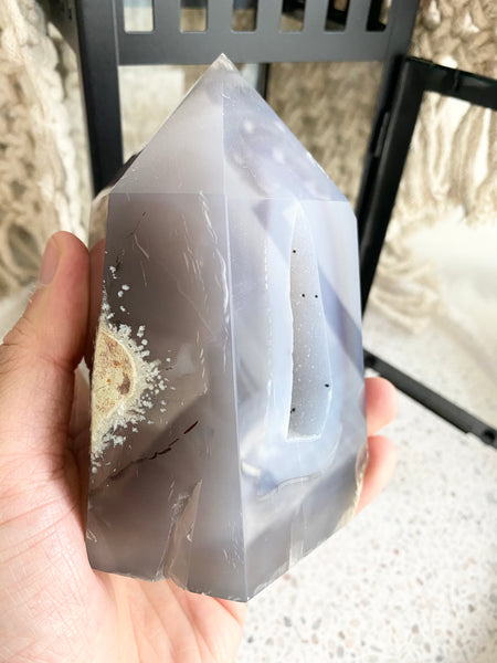 Druzy Agate Tower #2