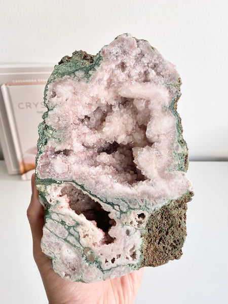 Pink Amethyst Freeform Geode #1