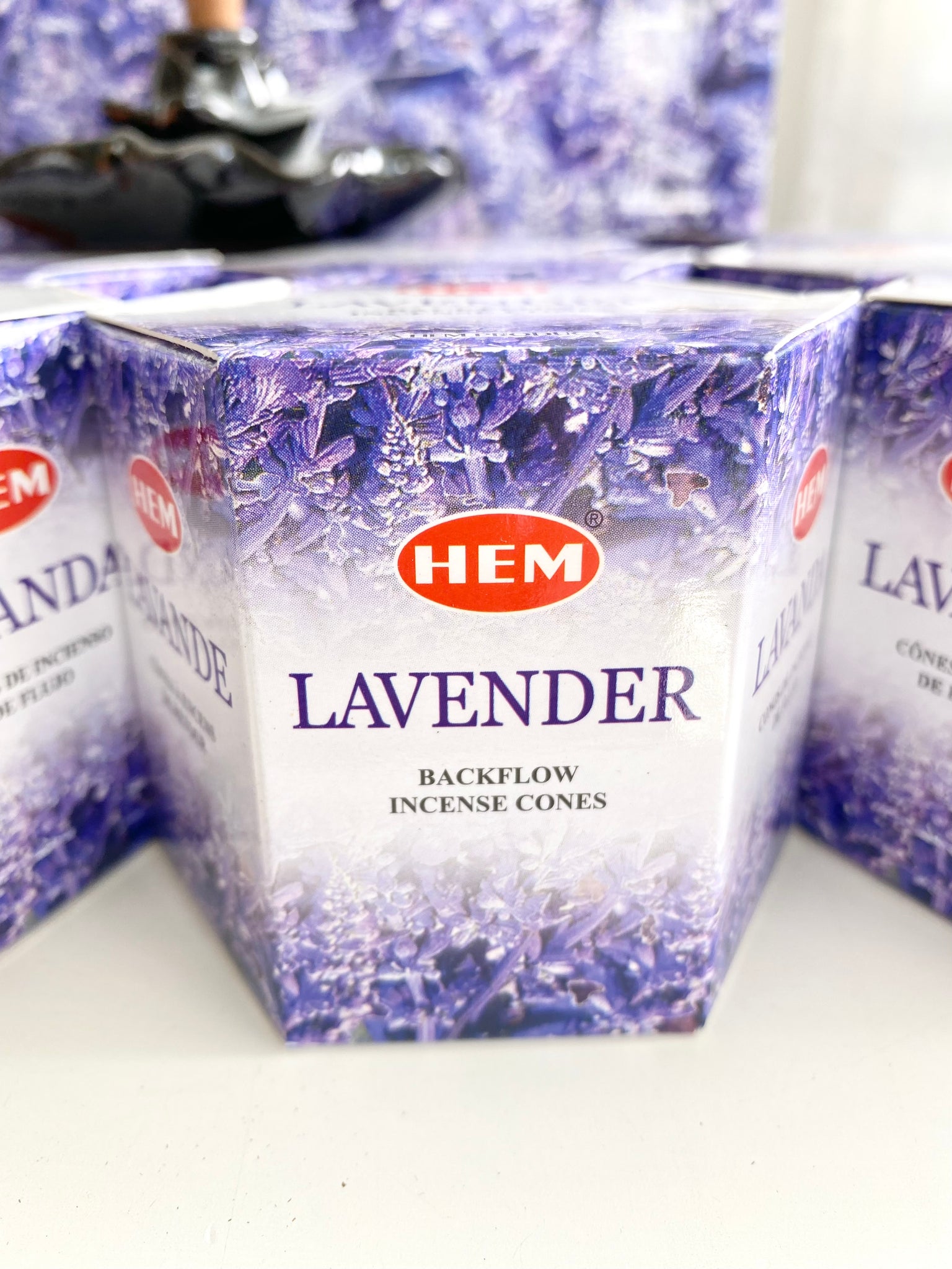 HEM BACKFLOW Lavender Incense Cones
