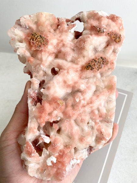 Red Stilbite Heulandite #4