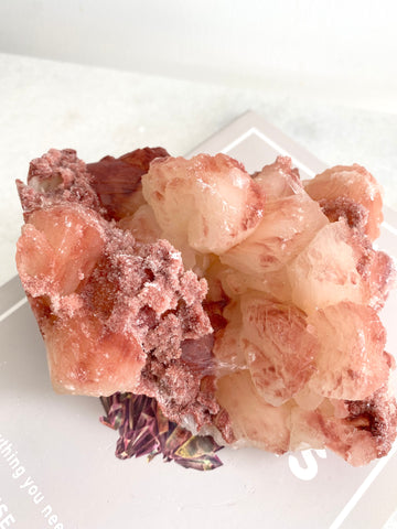 Red Stilbite Heulandite #1
