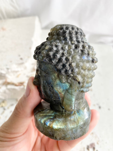 Labradorite Buddha Head #5