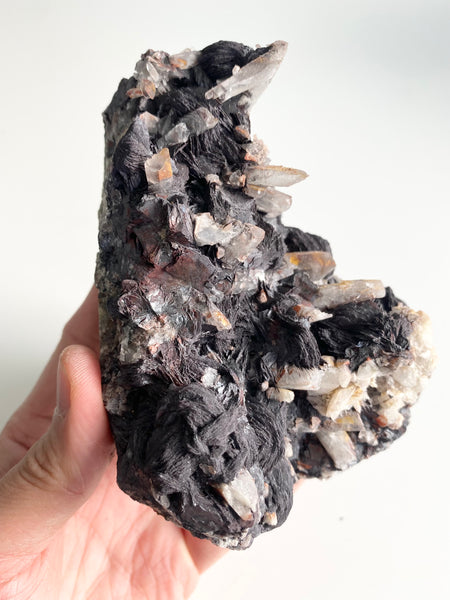 Specularite Quartz Cluster #29
