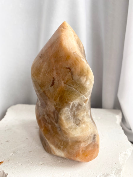 Peach Moonstone Flame #4