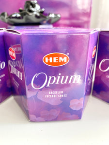 HEM BACKFLOW Opium Incense Cones